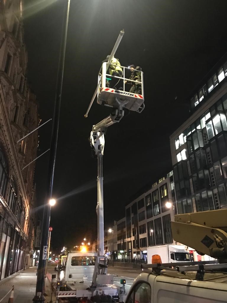 The Orion Access team in action at Harrods