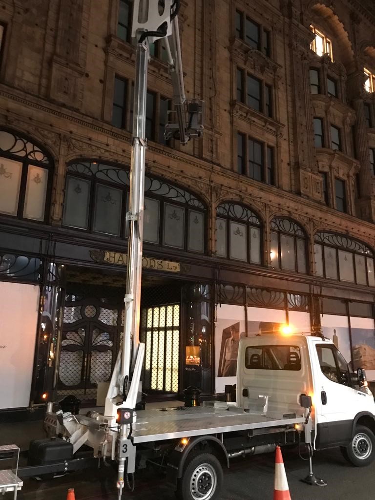 The Orion Access team in action at Harrods