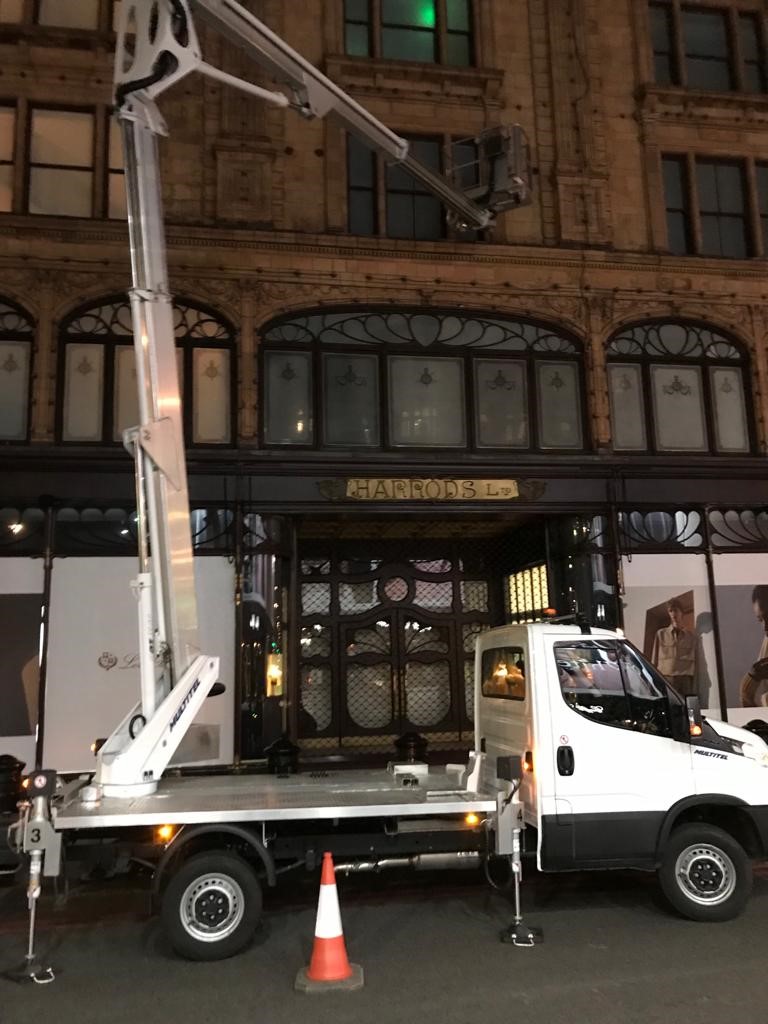 The Orion Access team in action at Harrods