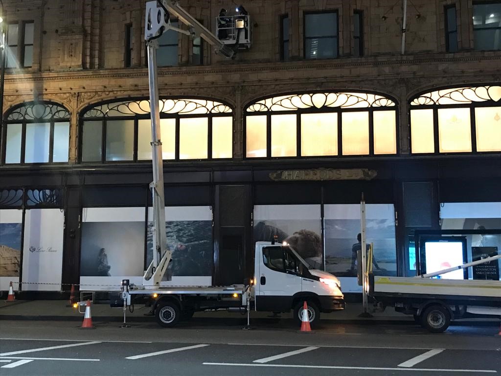 The Orion Access team in action at Harrods