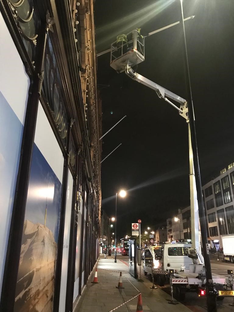 The Orion Access team in action at Harrods