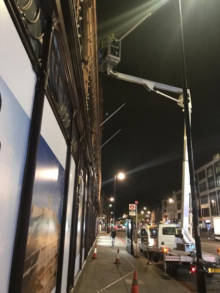 The Orion Access team in action at Harrods