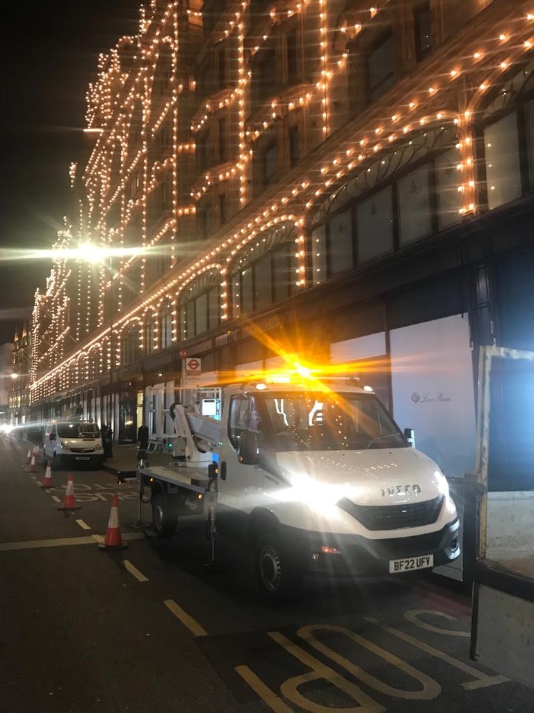 The Orion Access team in action at Harrods