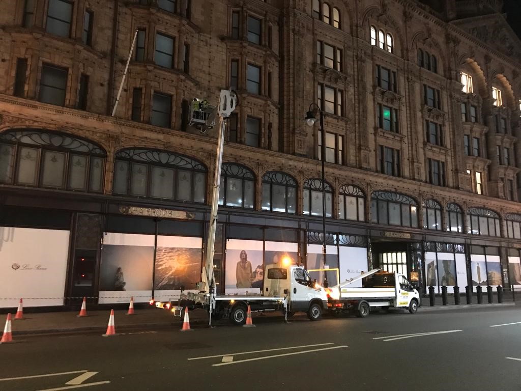 The Orion Access team in action at Harrods